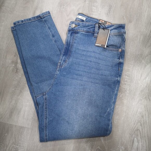 NWT Devoted Taylor Skinny High Rise Ladies Size 32 Light Petrol Wash Jeans - Picture 4 of 11